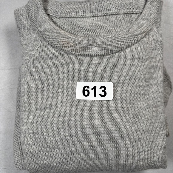 PAKA Crewneck Sweater Mens XL Grey Royal Alpaca Handmade  Raglan Long Sleeve - Picture 11 of 11